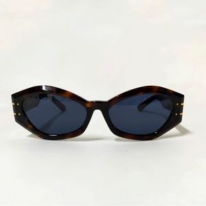 DIOR Signature B1U Brown Havana Butterfly Women Sunglasses